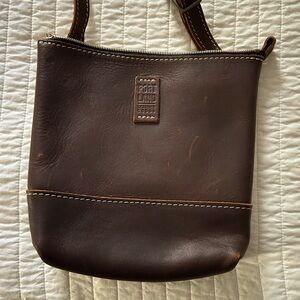 Portland Leather Dark Brown Crossbody Bag